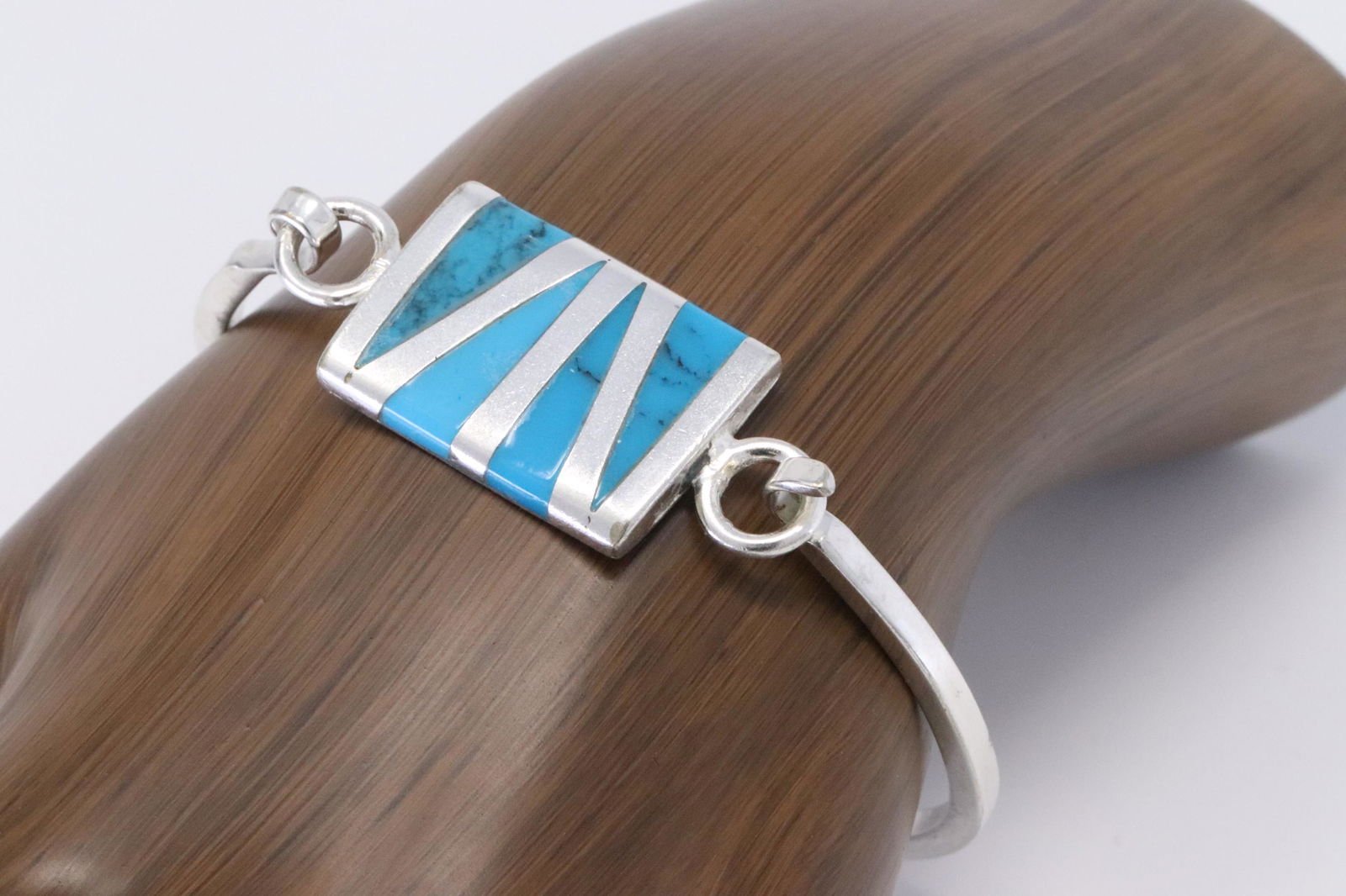 925 Turquoise Silver Bangle (1 of 4)