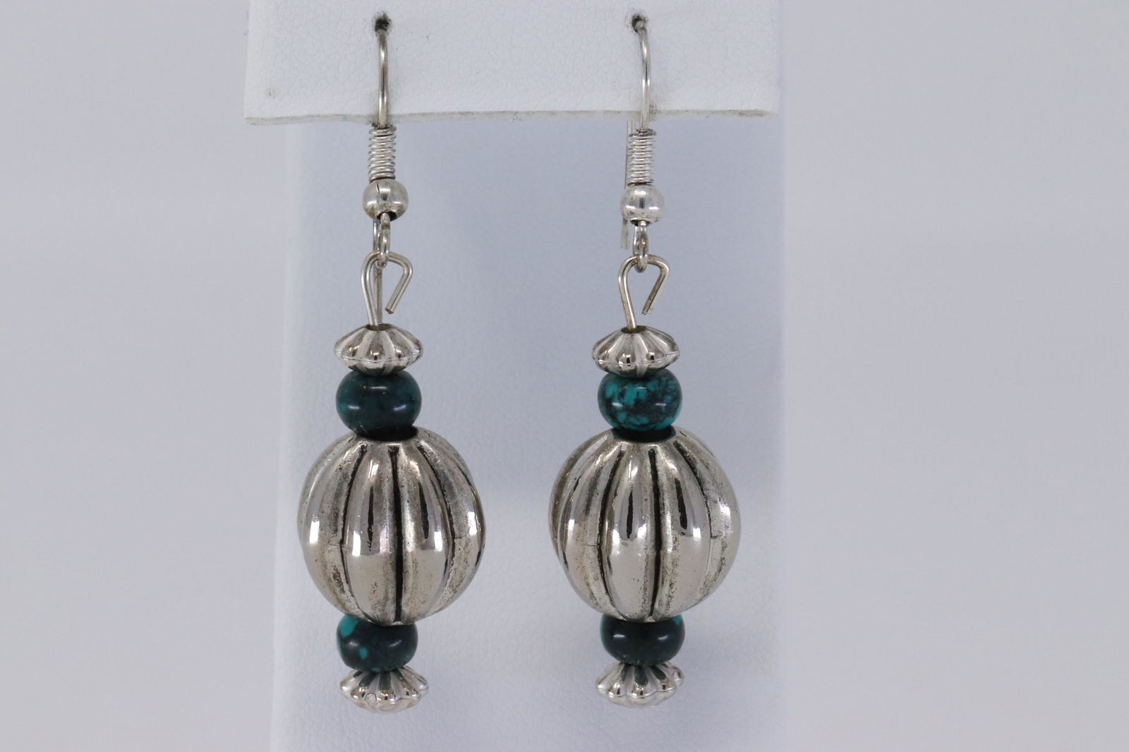 Navajo Ladies Turquoise Earrings (1 of 3)