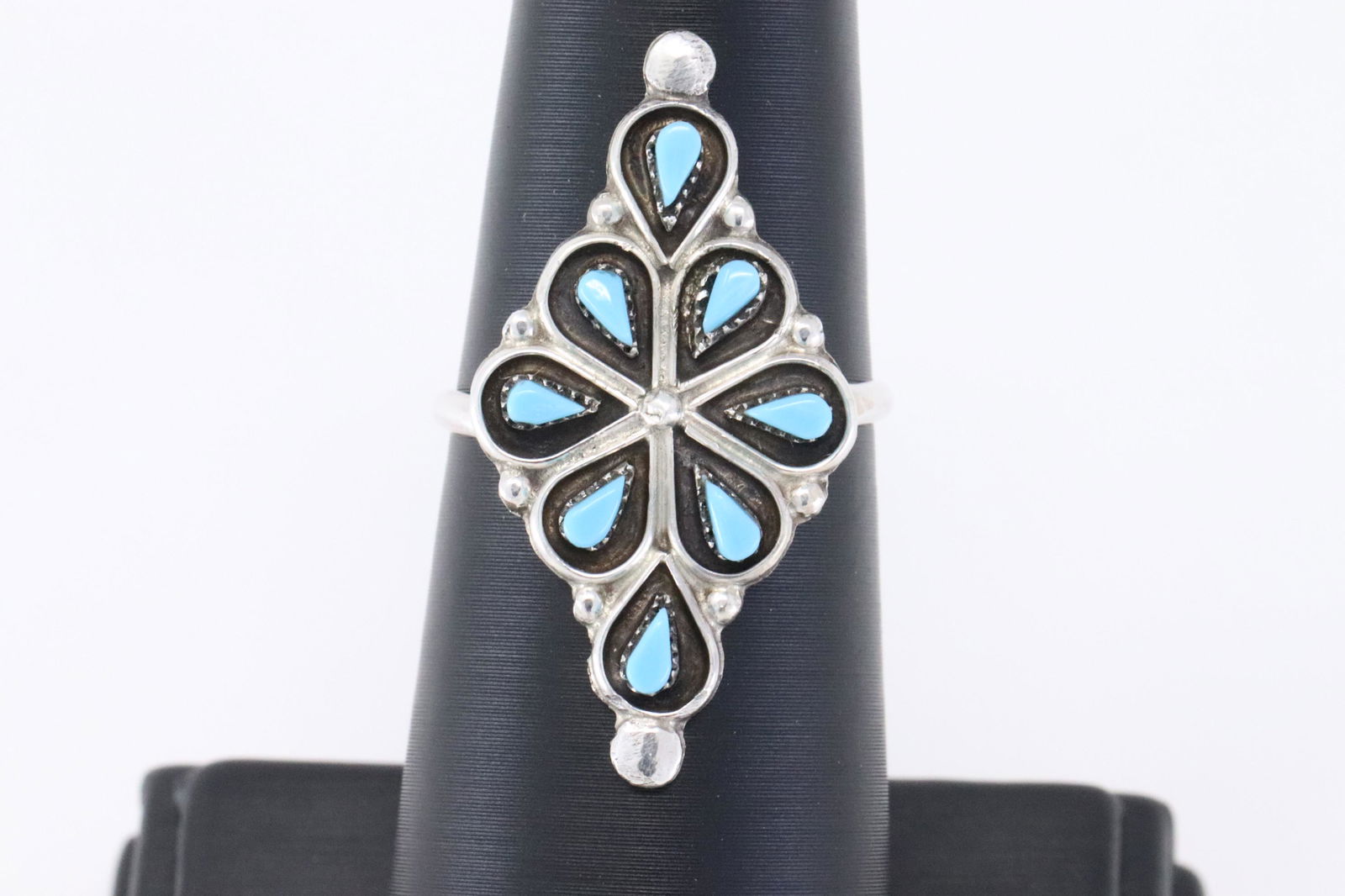 Navajo Sterling Silver Ring. (1 of 3)