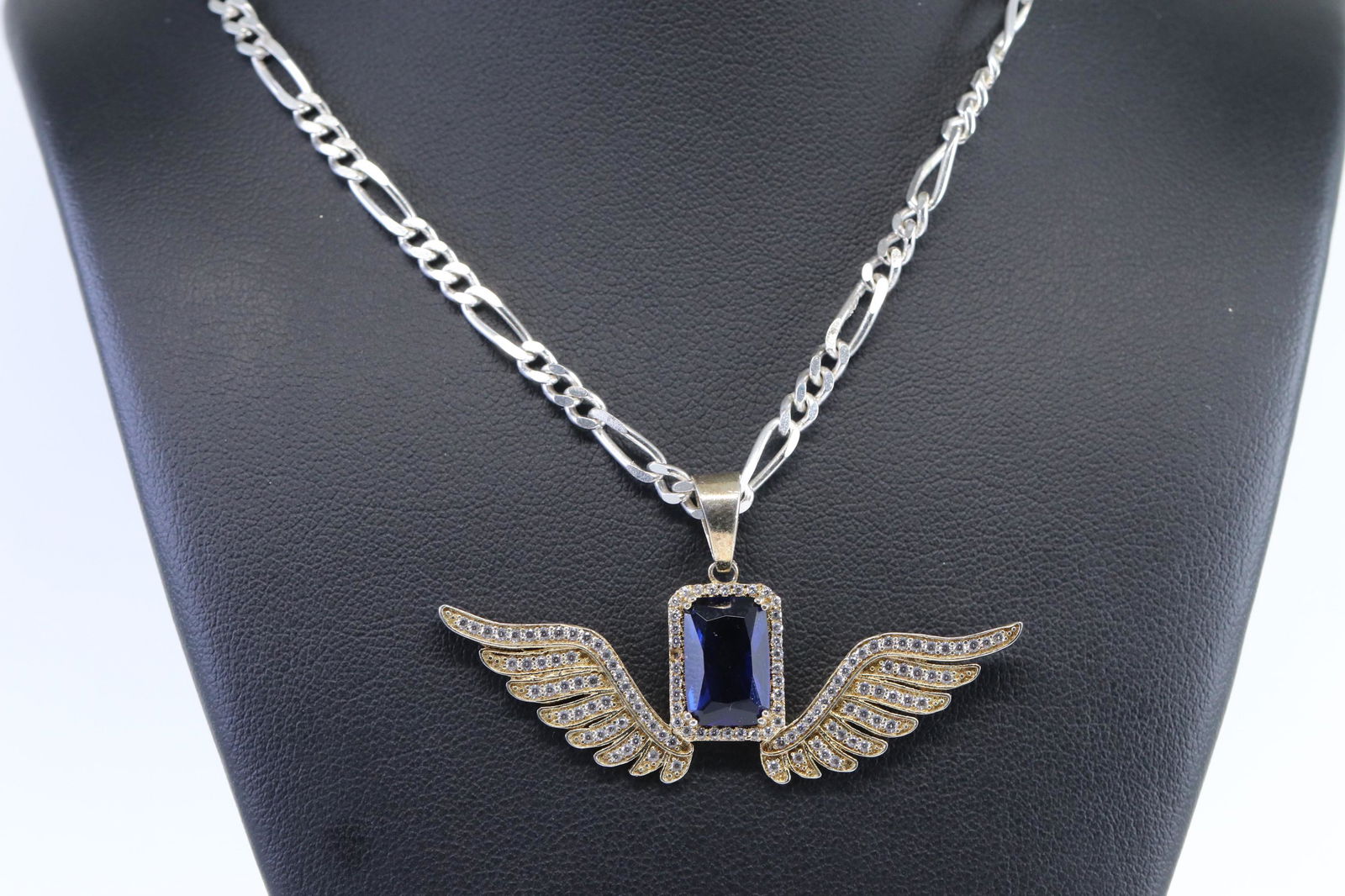 .925 Chain with Silver Angle Pendant (1 of 5)