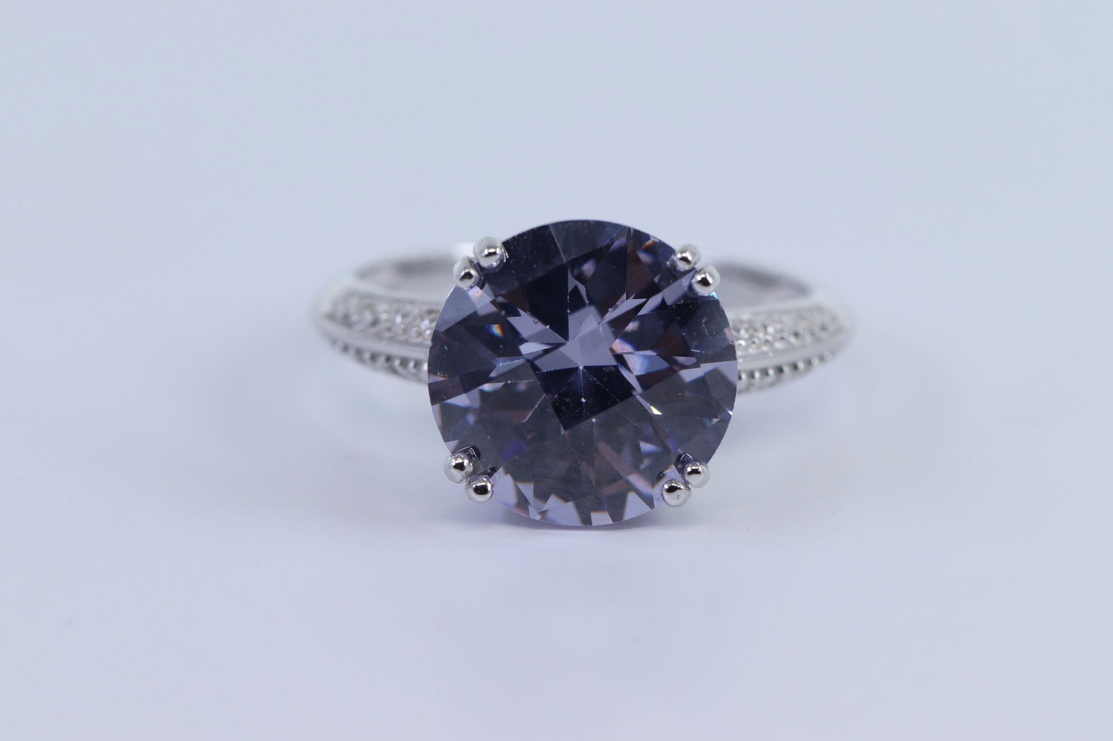 Ladies Silver Ring | Purple Topaz (1 of 3)