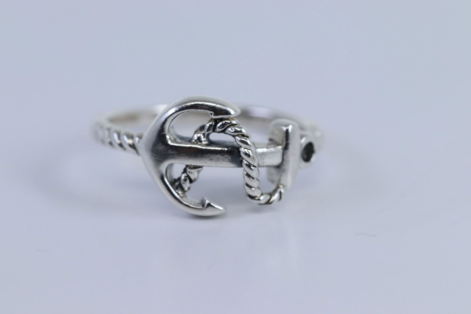 Sterling Silver Anchor's Ring (1 of 3)