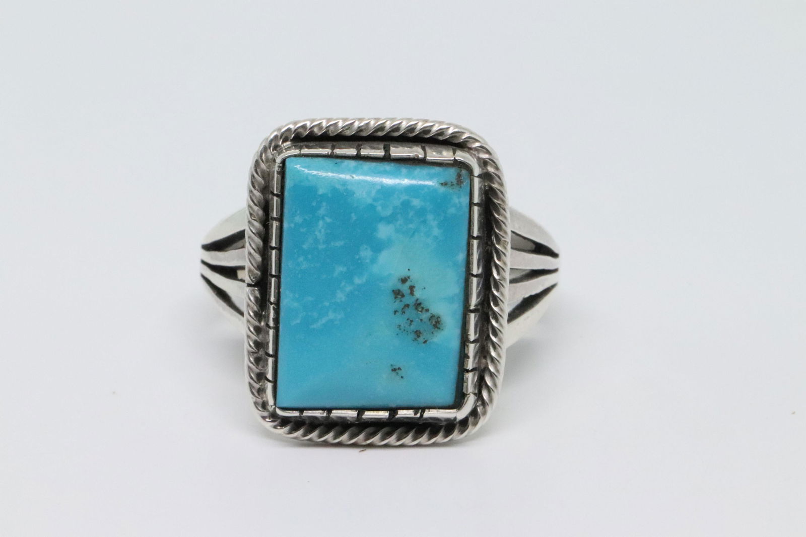 Sterling Silver Mens Navajo Ring. (1 of 5)