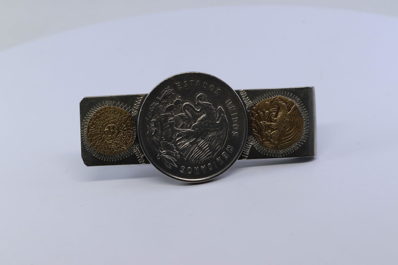 .925 Silver Mexican Peso Money Clip (1 of 3)