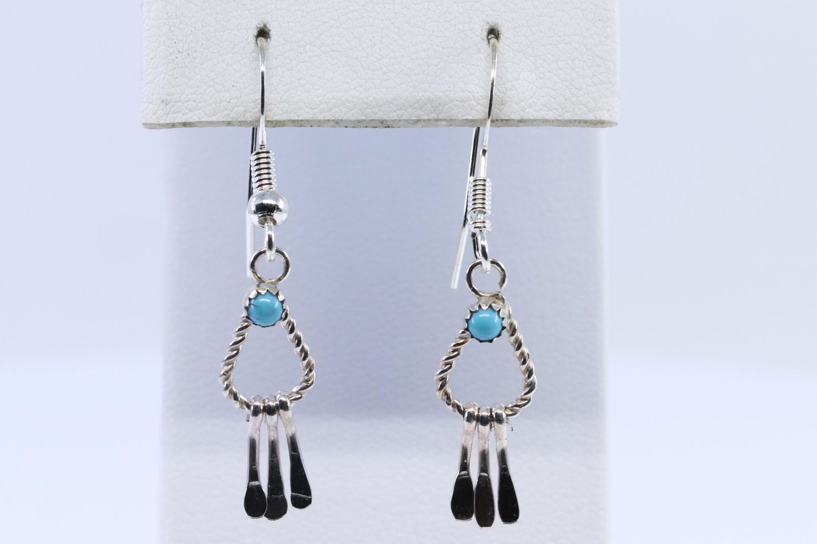 Navajo Sterling silver loop earring. (1 of 4)