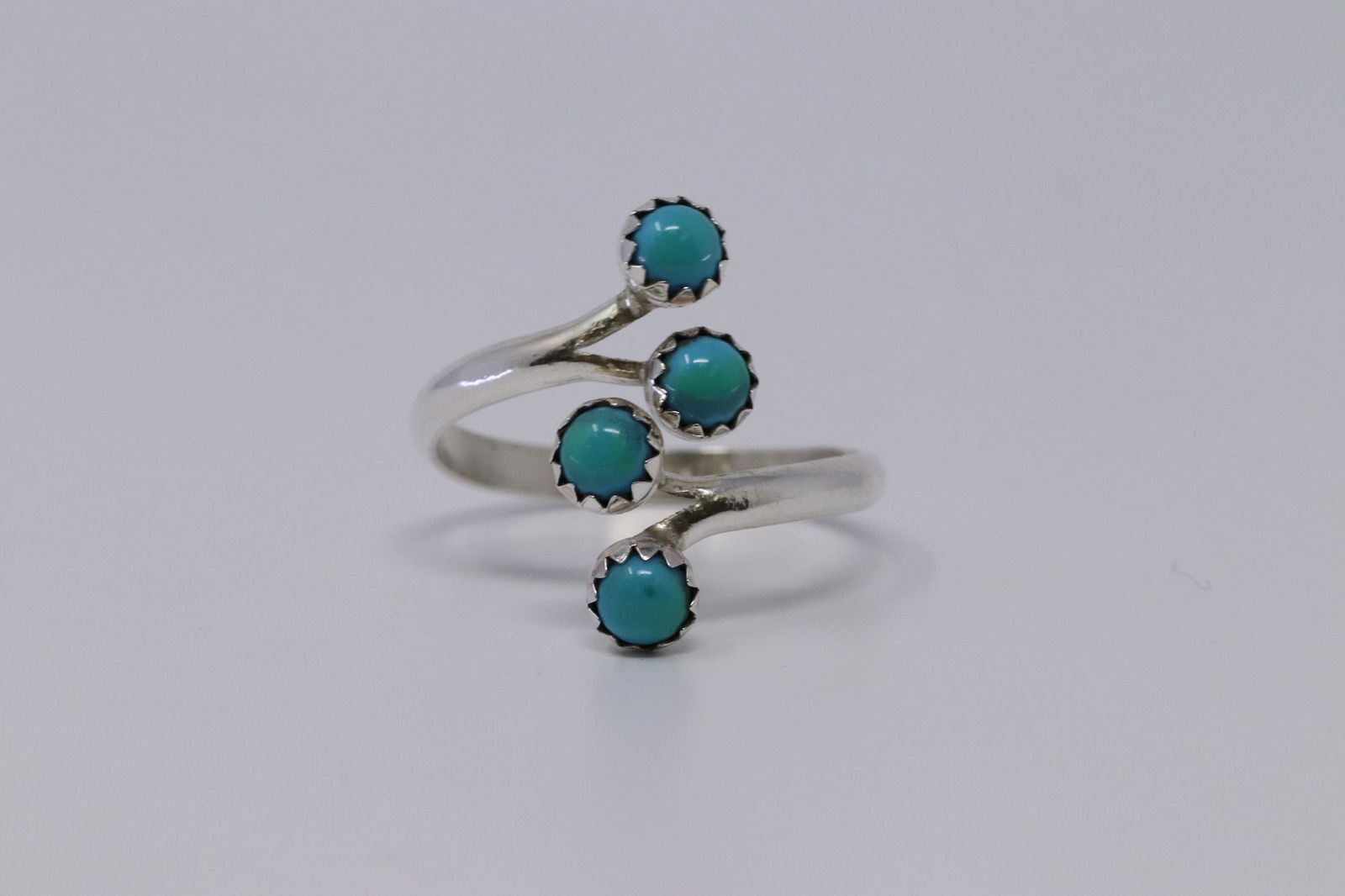 Ladies Sterling silver adjustable ring (1 of 3)