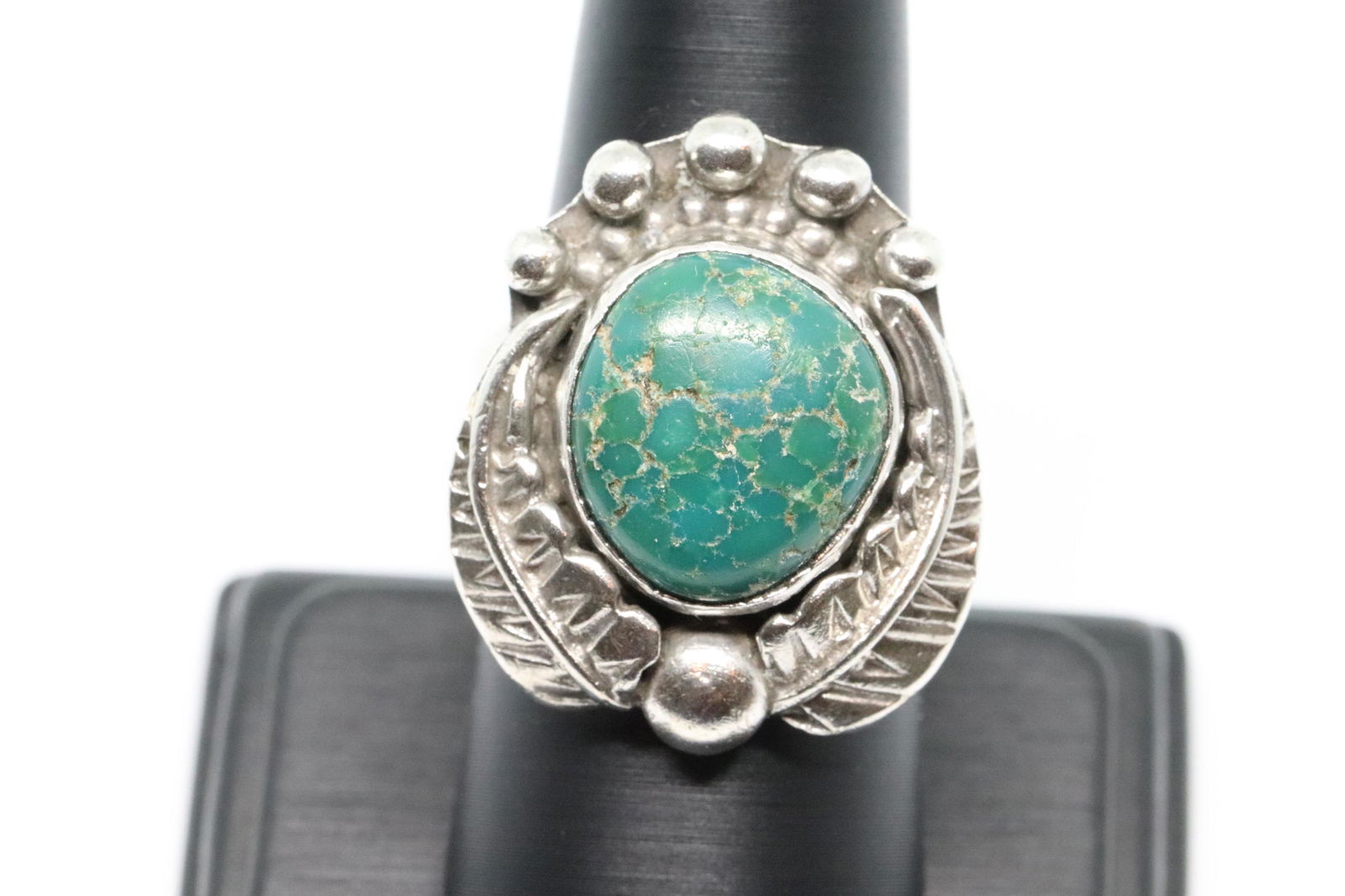 Ladies 925 Silver Turquoise Ring. (1 of 3)