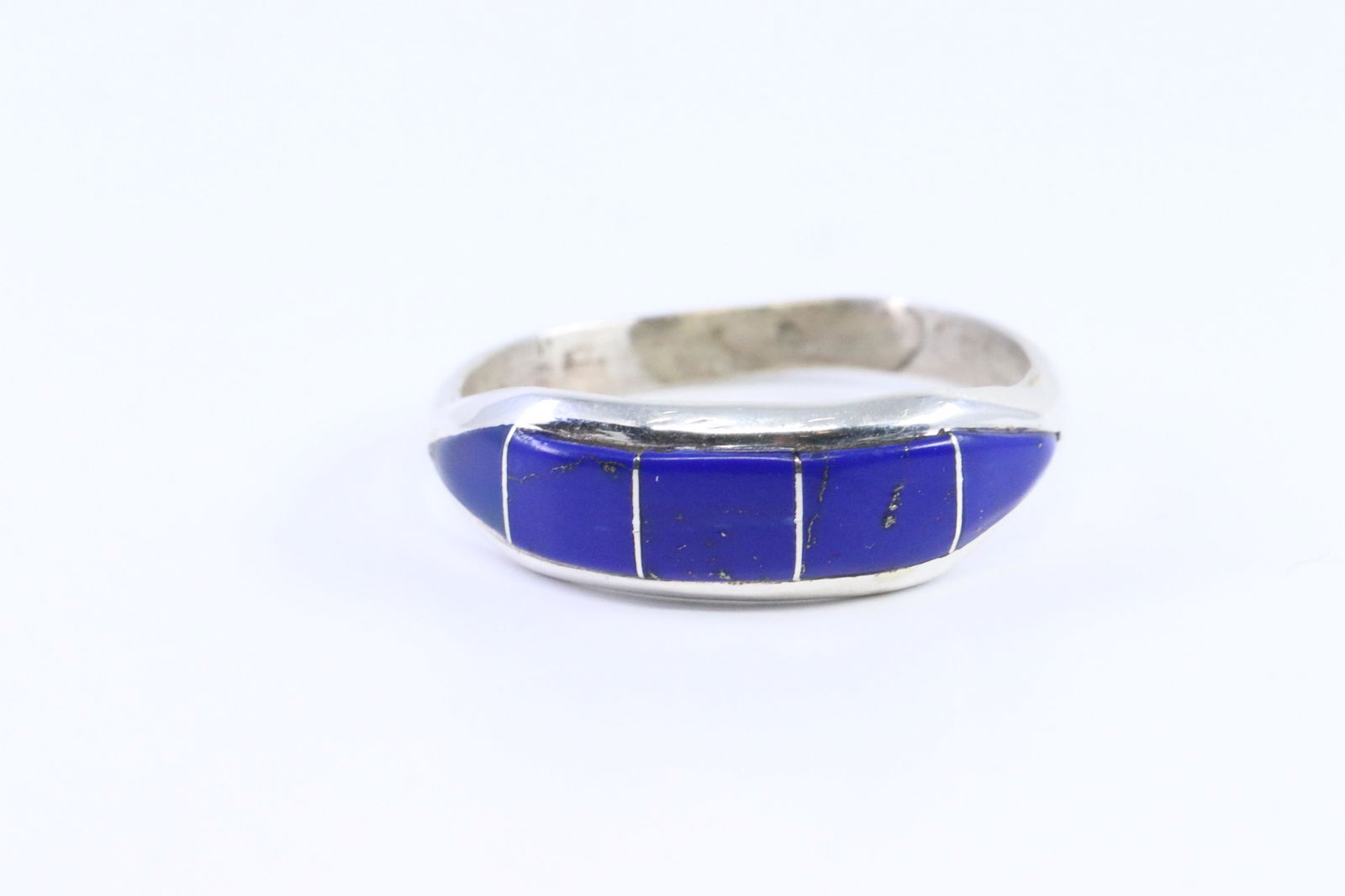 Navajo Lapis Ring. (1 of 3)