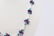 Navajo necklace has turquoise nuggets with purple shell - 4