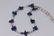 Navajo necklace has turquoise nuggets with purple shell - 5