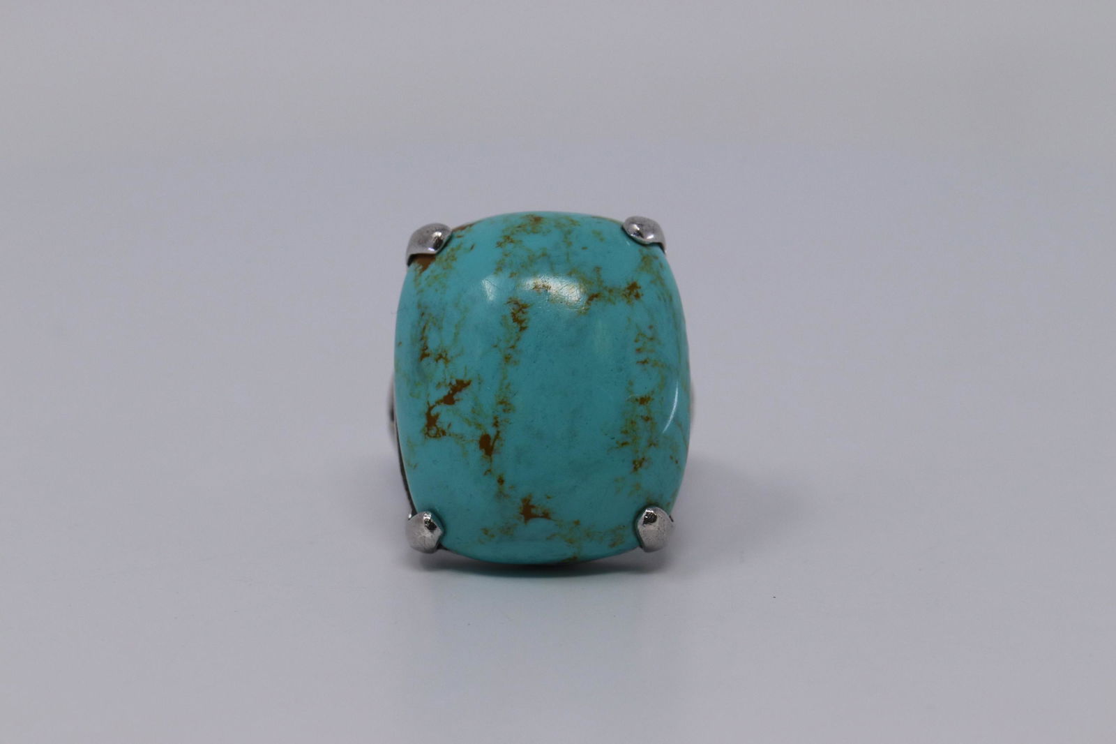 925 Silver Turquoise Ring. (1 of 3)