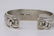 Navajo Indian Sterling Silver Turquoise Stone Bracelet - 4