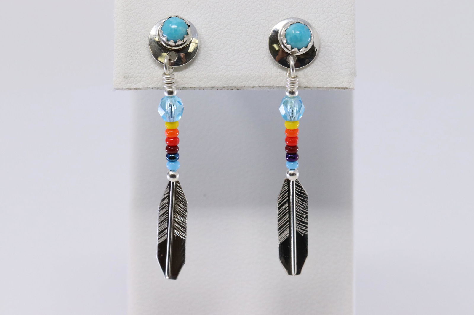 Sterling Silver Feather Earrings. (1 of 3)