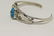 Navajo Sterling Silver Turquoise Bracelet - Renee - 2