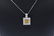 14T Ladies Diamond Pendant w/ Citrine