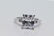 Ladies Modern Silver Ring.