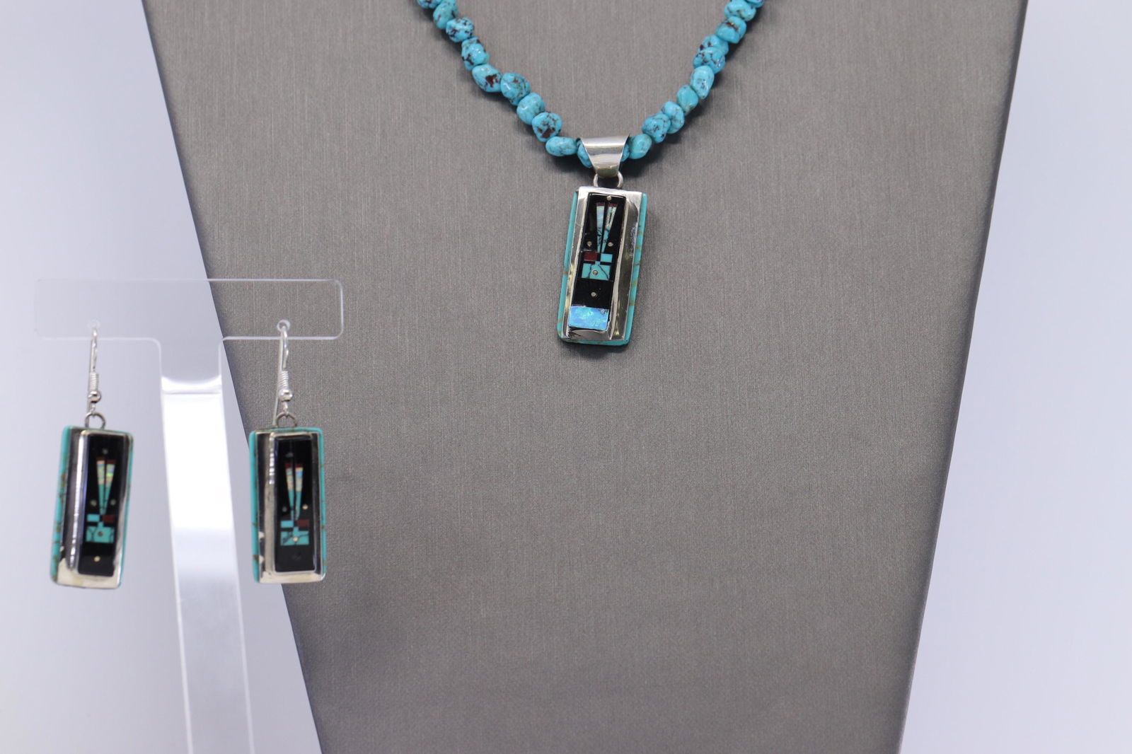 Native American Navajo Handmade Turquoise Set By (1 of 6)
