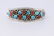 Navajo Handmade Sterling Silver Turquoise & Coral