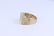 14KT Men's Diamond Nugget Ring - 4