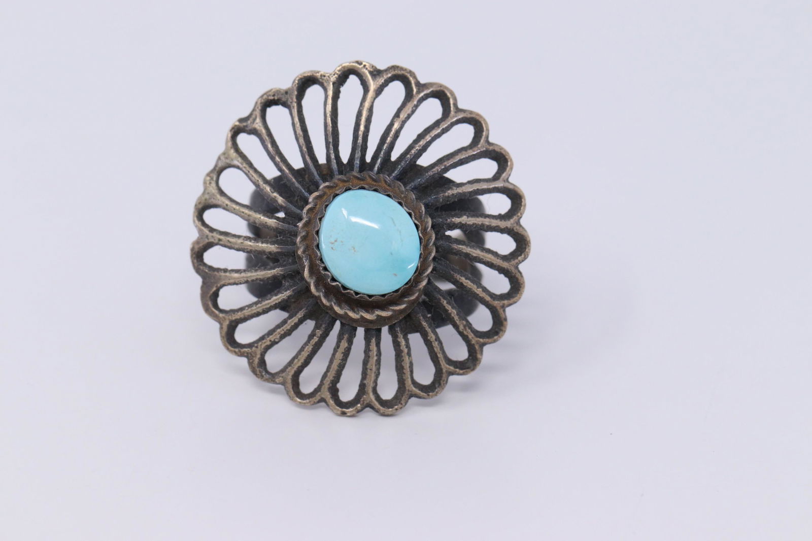 Native American Navajo Handmade Kingman Turquoise By (1 of 4)