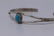 Navajo Indian Sterling Silver Turquoise Bracelet Elton - 2