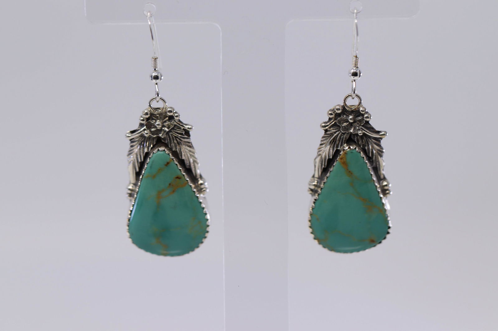 Native American Navajo Turquoise Earrings. (1 of 3)