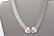 Ladies 925 Silver Heart Necklace. - 2