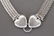 Ladies 925 Silver Heart Necklace. - 3