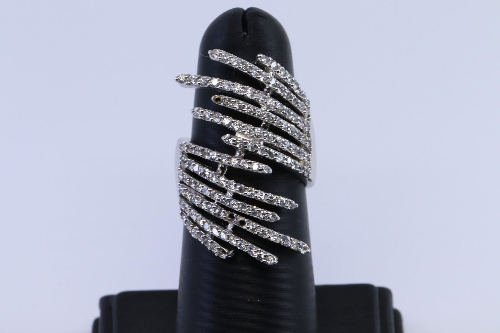 Ladies 925 Silver Modern Ring (1 of 3)