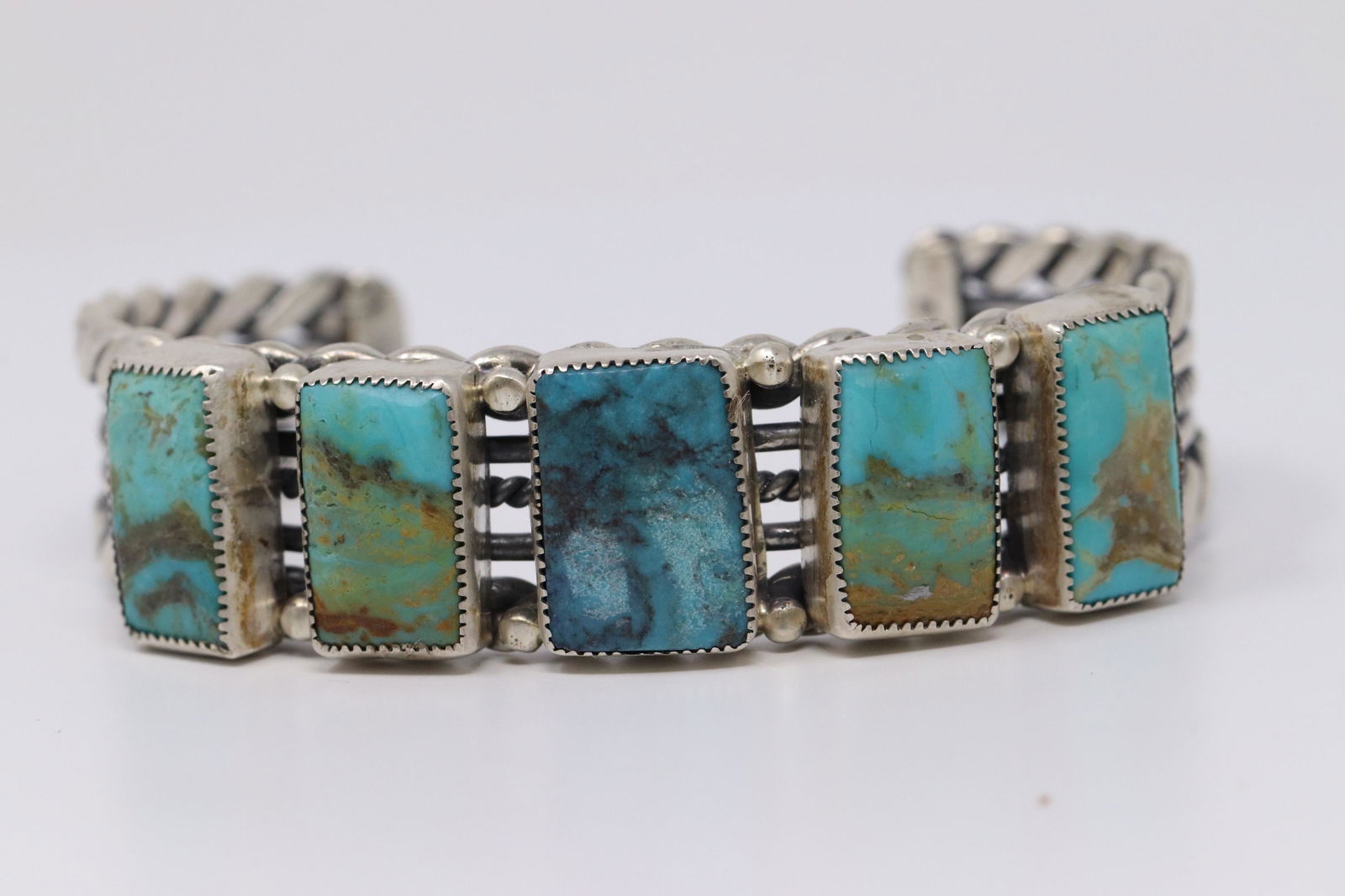 Native American Navajo Handmade Turquoise Bracelet. (1 of 6)
