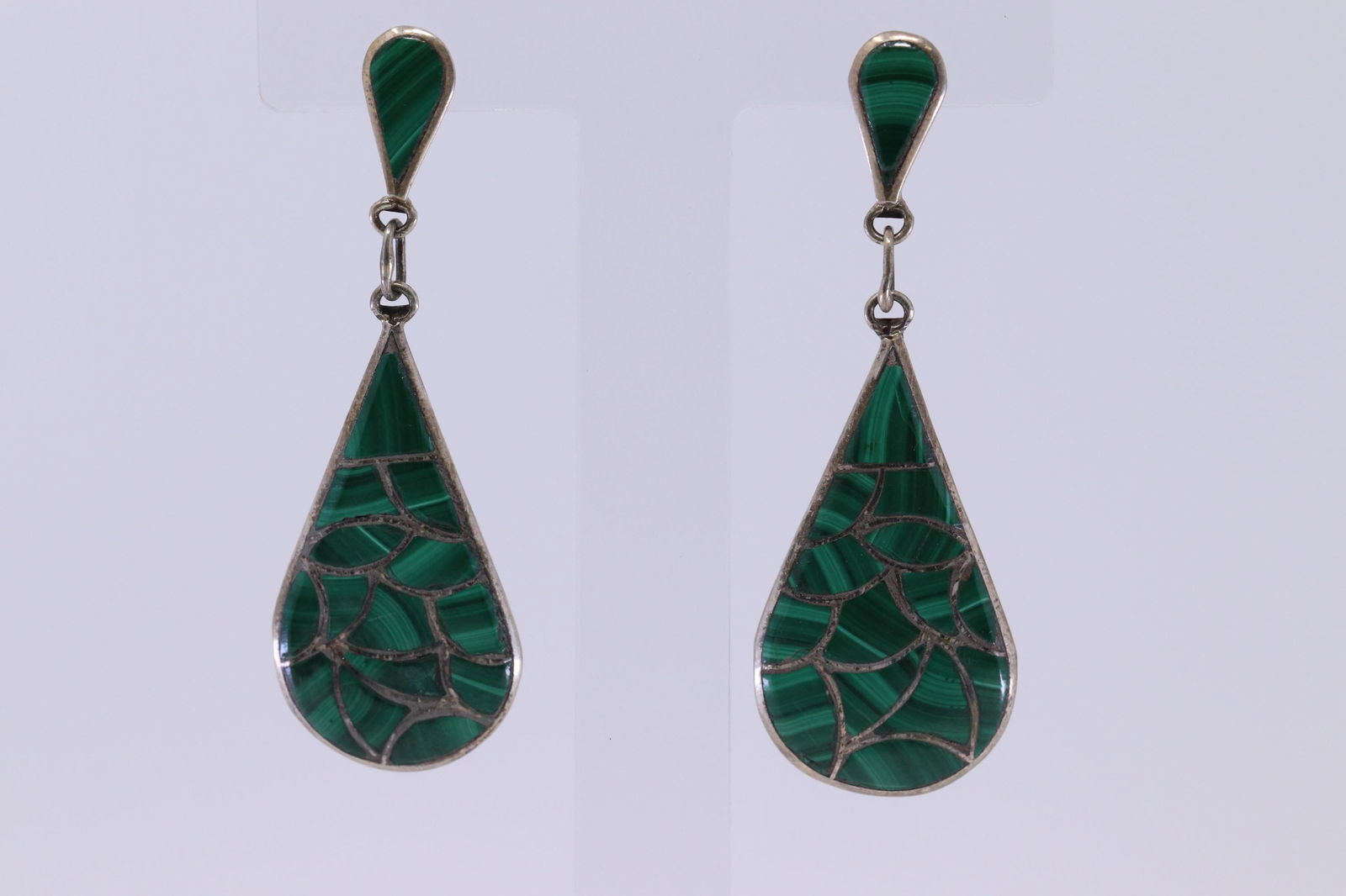 Native American Navajo Sterling Green Malachite (1 of 3)