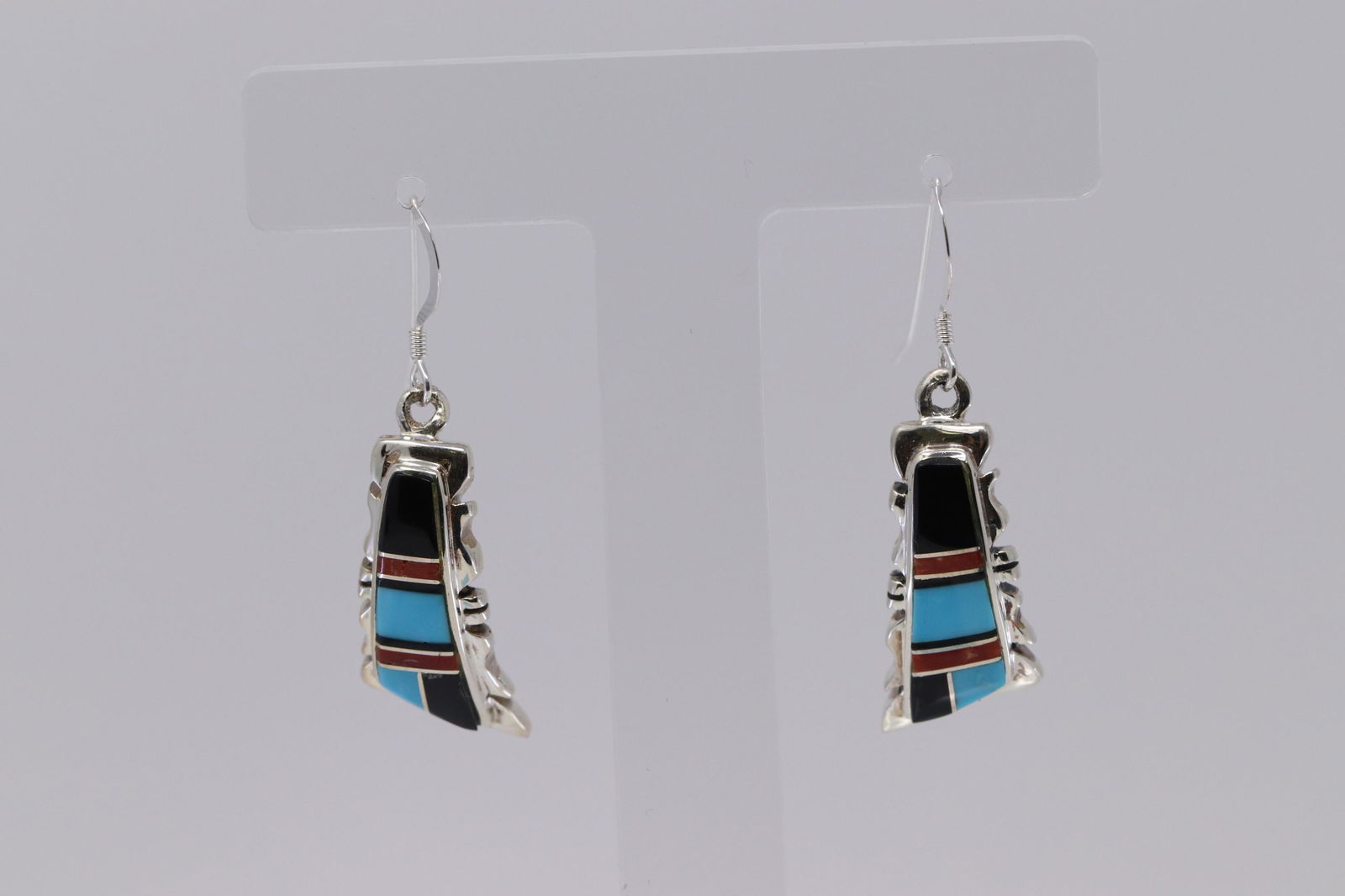 Native American Navajo Earrings Dangle Multi-Color (1 of 4)