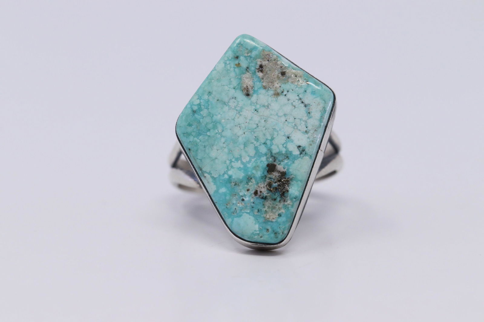 Navajo Eli Skeets Handmade Sterling Silver Kingman (1 of 3)