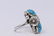 Native American Navajo Sterling Silver Turquoise Ring - 2
