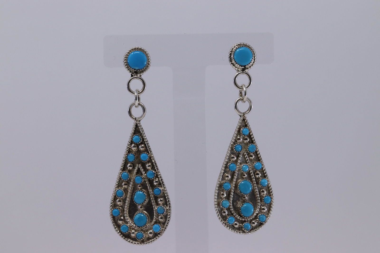 Native American Navajo Handmade Sterling Earrings By (1 of 3)