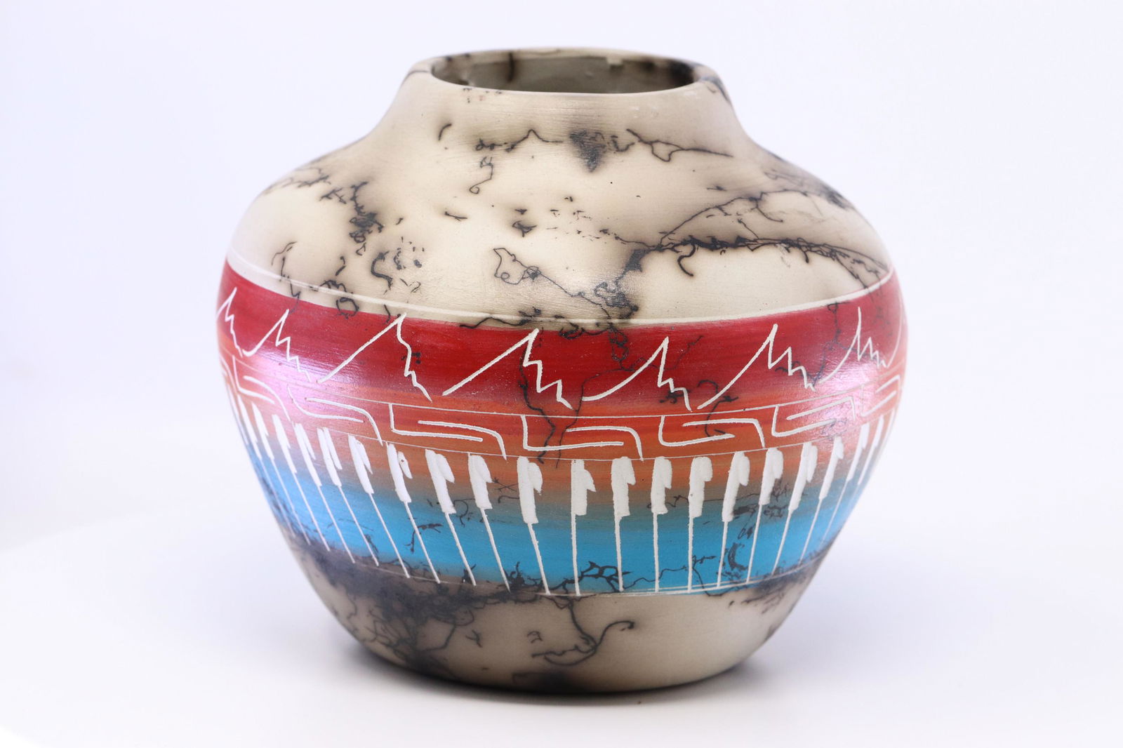 Native American Navajo Handmade HORSE HAIR Painted (1 of 5)