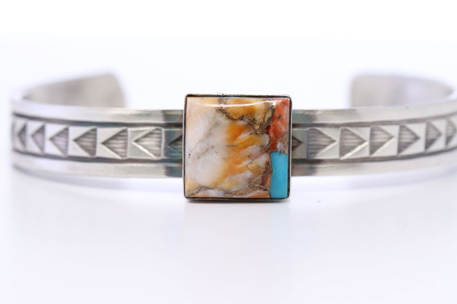Native American Navajo Sterling Handmade Bracelet With (1 of 3)