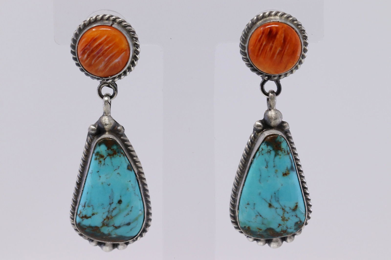 Native American Navajo Sterling Spiny Oyster & (1 of 3)