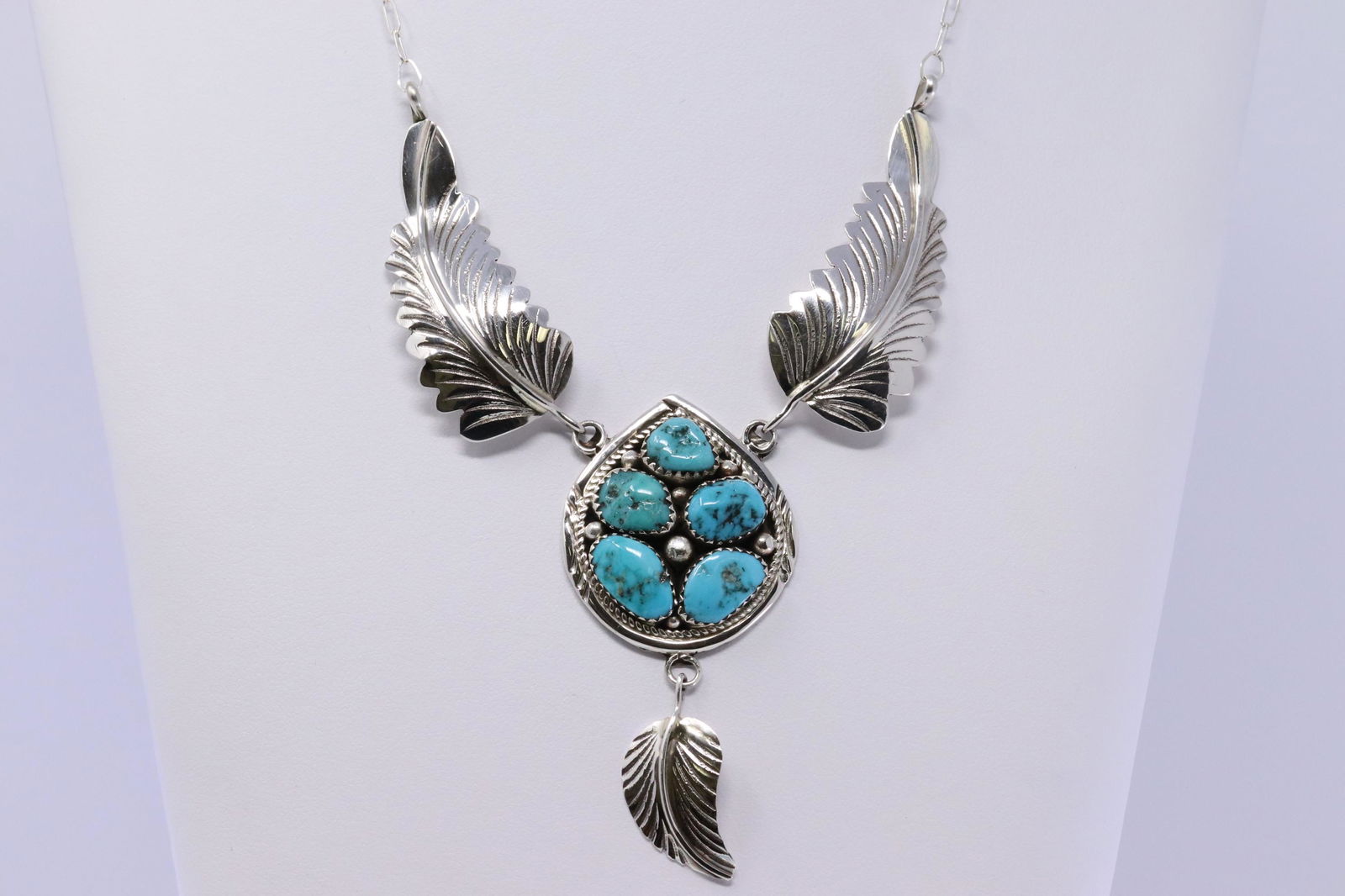 Native American Navajo Handmade Sterling Silver & (1 of 4)