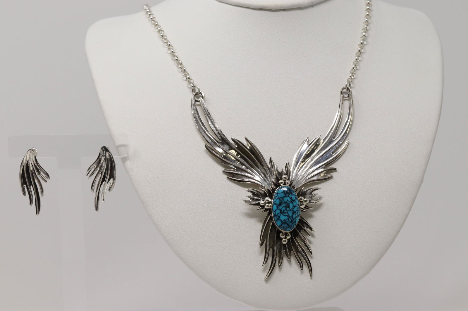 Navajo Charles Johnson Phoenix Necklace Kingman (1 of 3)