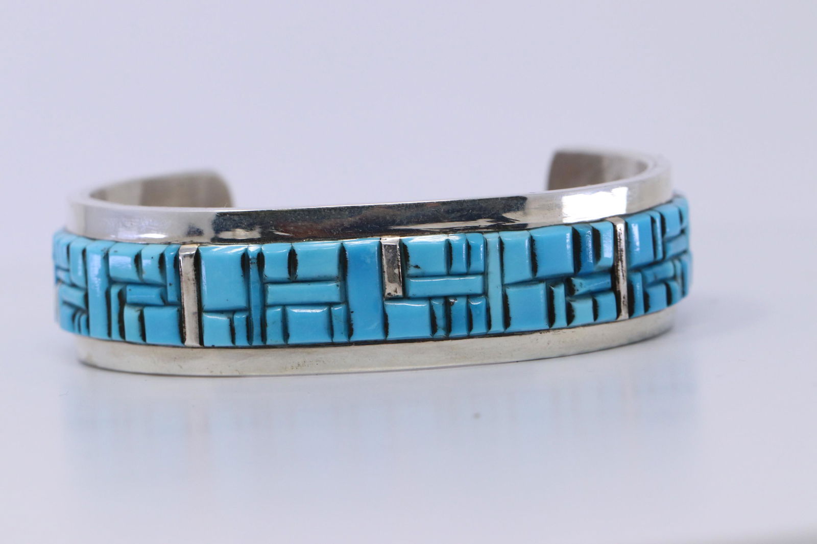 Native American Navajo Handmade Turquoise Bracelet By (1 of 4)
