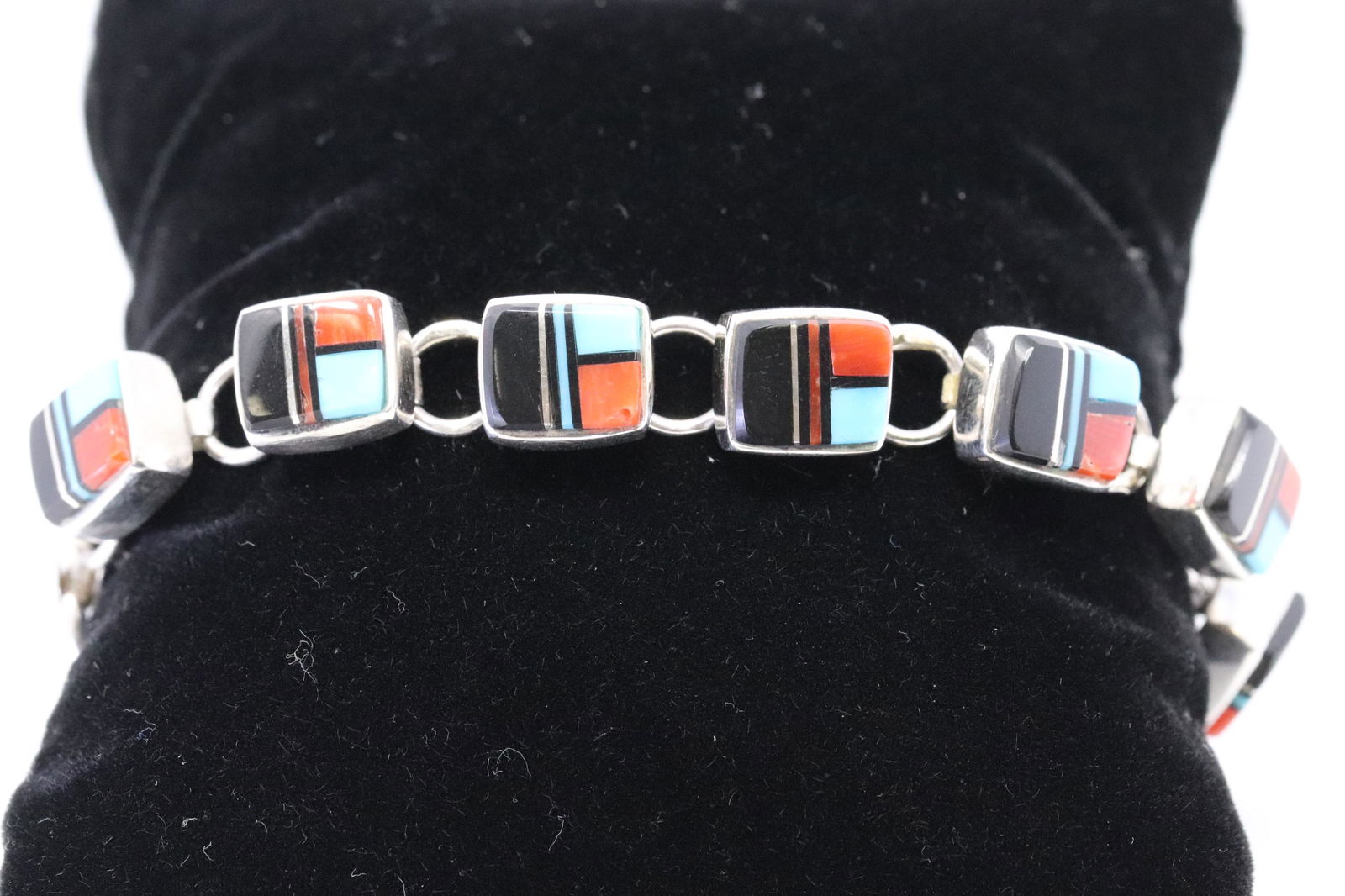 Native American Navajo Multi-Color Inlay Gemstones (1 of 5)