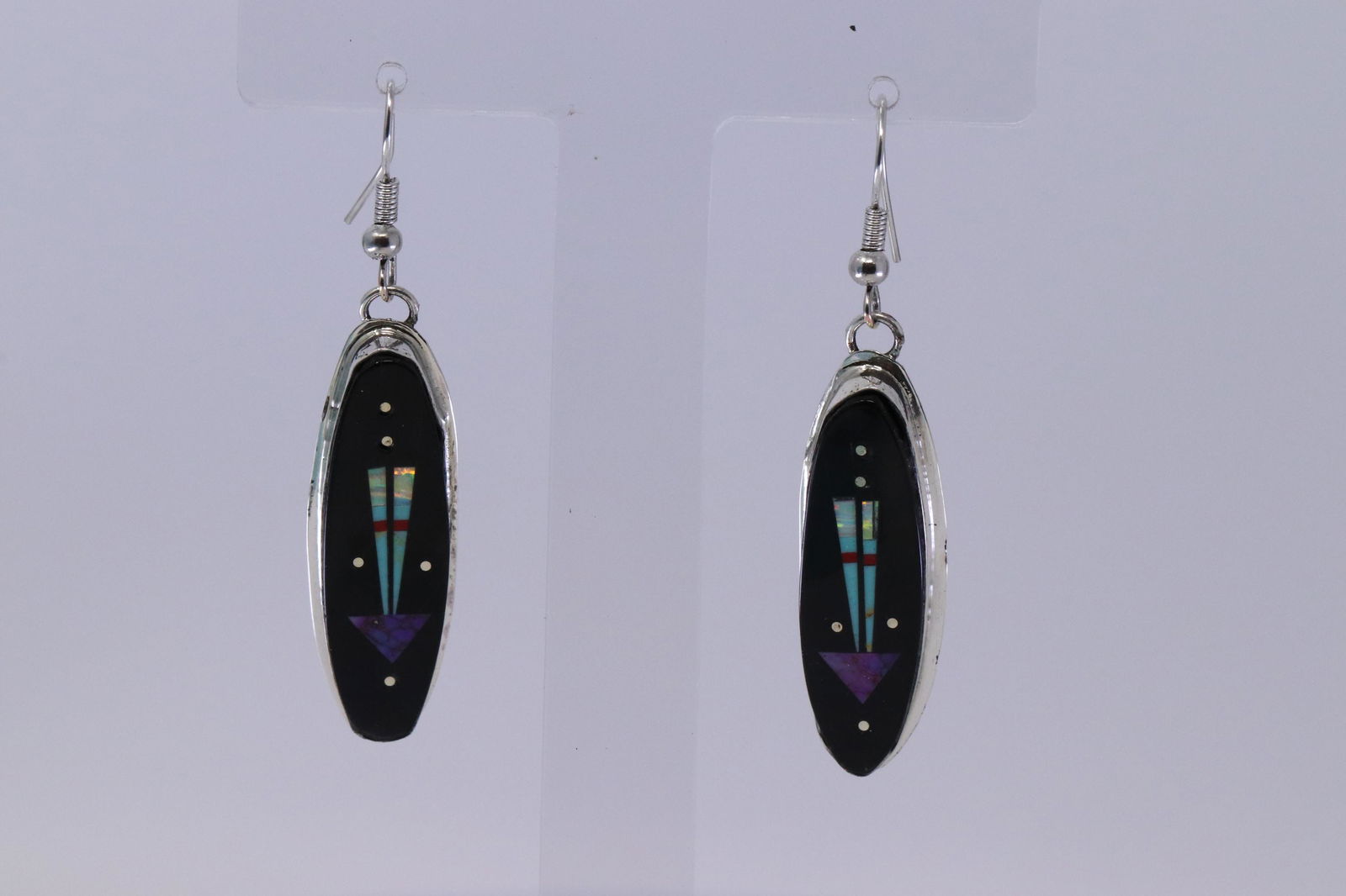 Native American Navajo Handmade Multi-Stone Inlay Night (1 of 4)