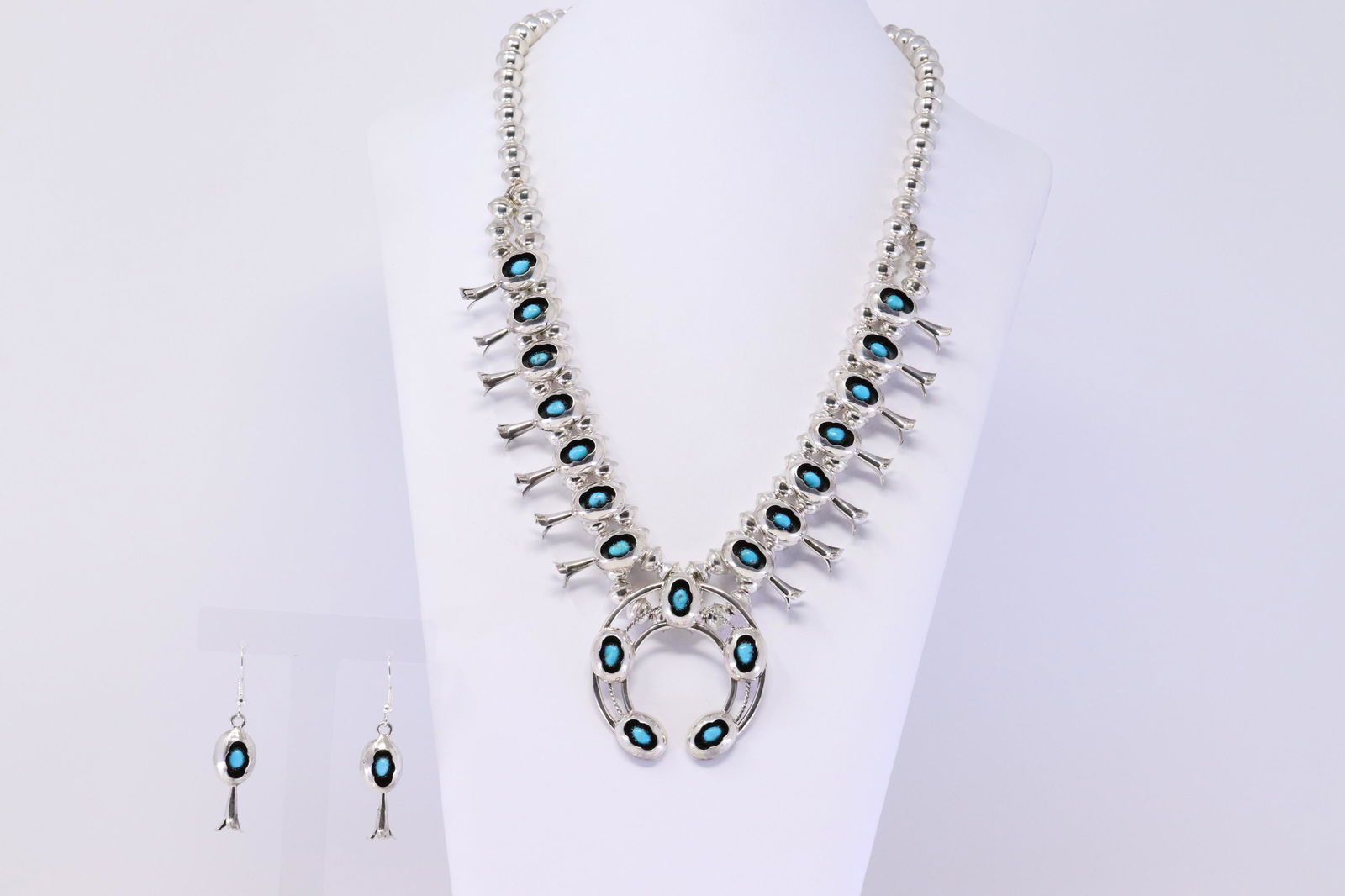 Native American Navajo Sterling Silver Turquoise Shadow (1 of 7)