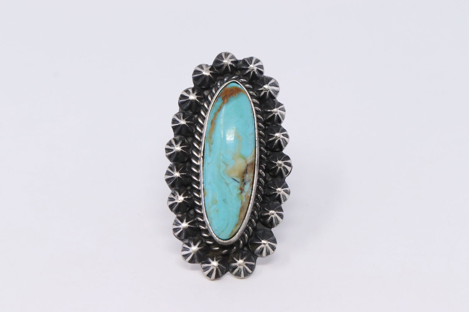 Native American Navajo Handmade Turquoise Ring By (1 of 4)