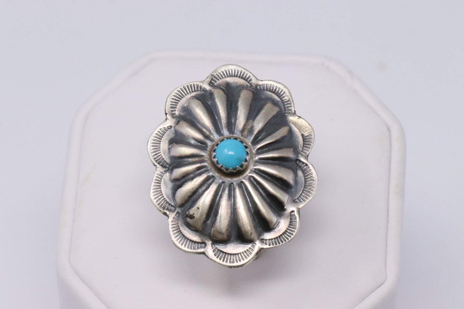 Native American Navajo Handmade Turquoise Ring By Ryan (1 of 2)