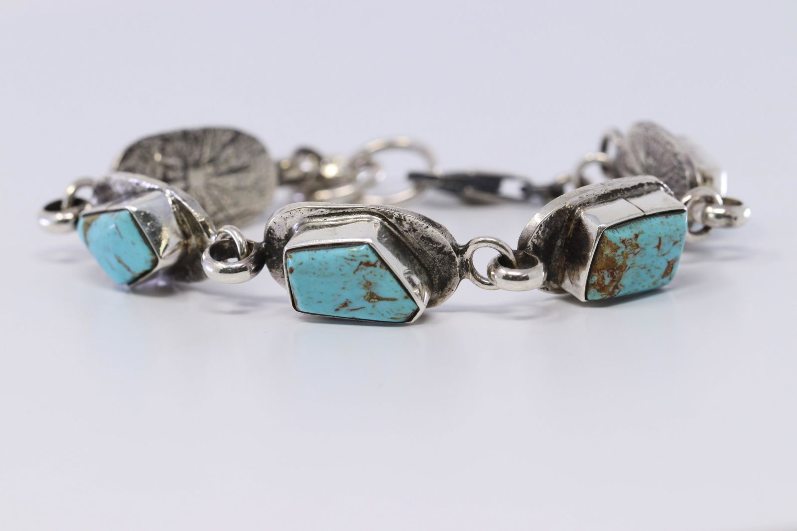 Native American Navajo Handmade Turquoise Bracelet By (1 of 5)