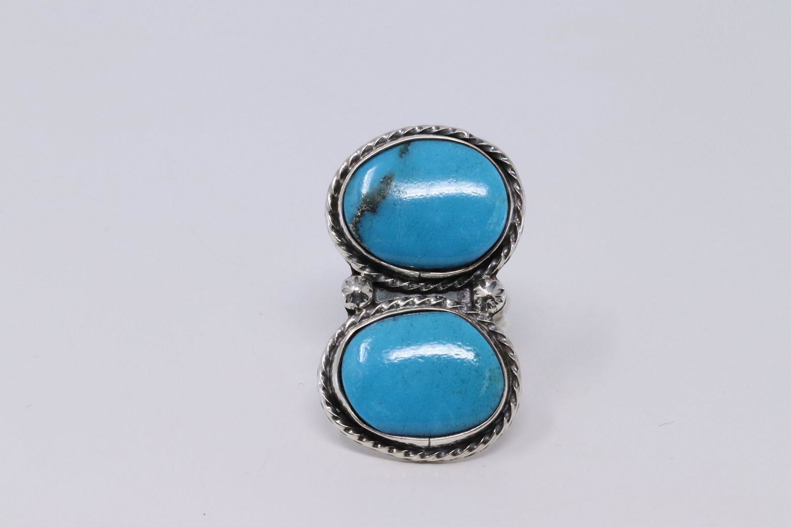 Native American Navajo Handmade Turquoise Sterling (1 of 3)