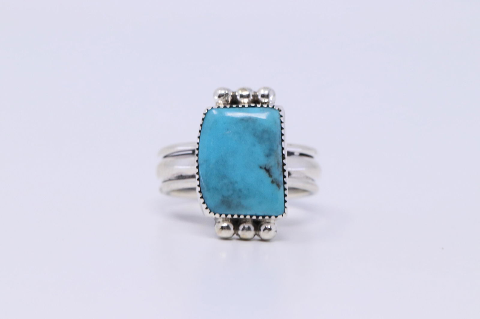 Native American Navajo Handmade Turquoise Ring. (1 of 3)