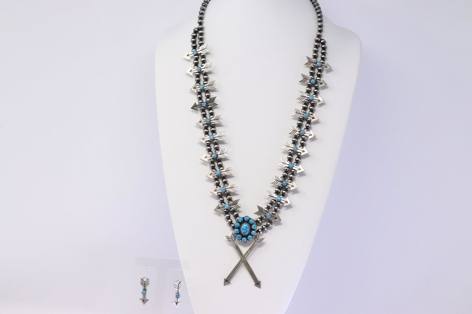 Native American Navajo Handmade Sterling Silver Squash (1 of 15)